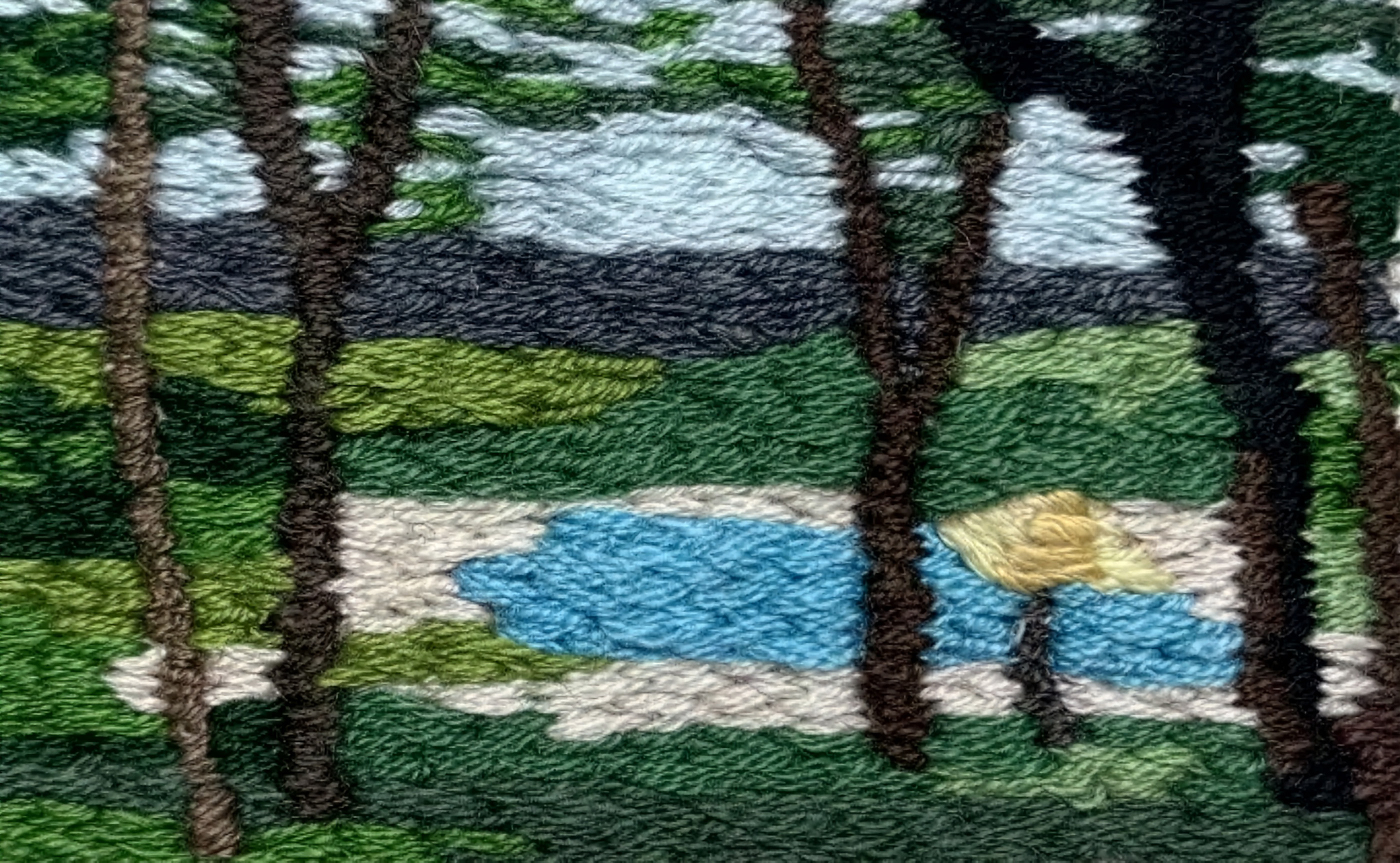 Tableau en laine